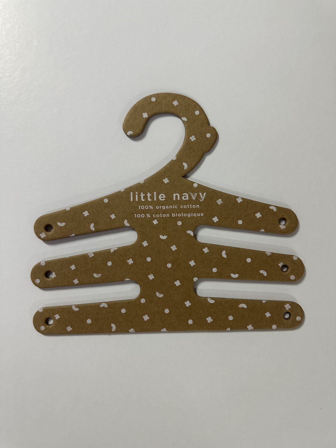 Little Navy kraft multi-tier hanger